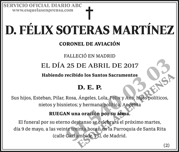 Félix Soteras Martínez